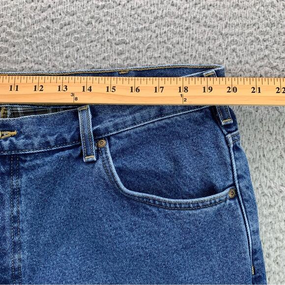 Carhartt Men's Flannel-Lined Relaxed-Fit Straight-Leg Jeans   -   Size: 40 - Picture 11 of 16